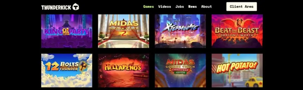 Les jeux du studio Thunderkick