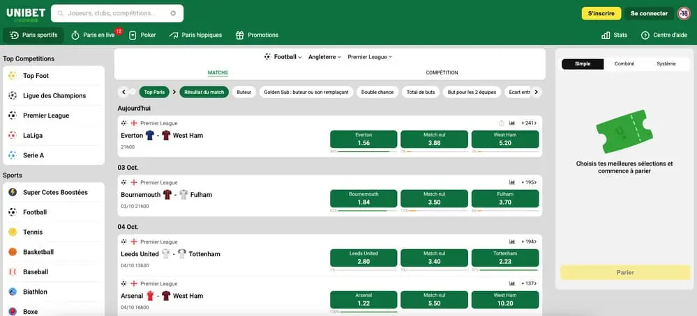Pais e-sport de Unibet