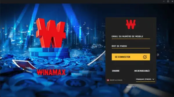 S'inscrire sur Winamax