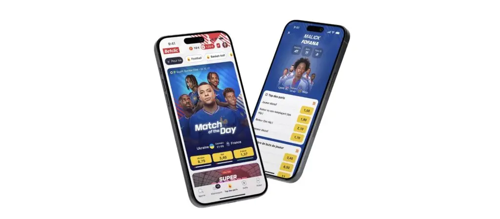 L' application Betclic