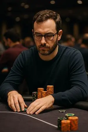 Grinder jouant au poker