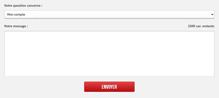 Service client Winamax