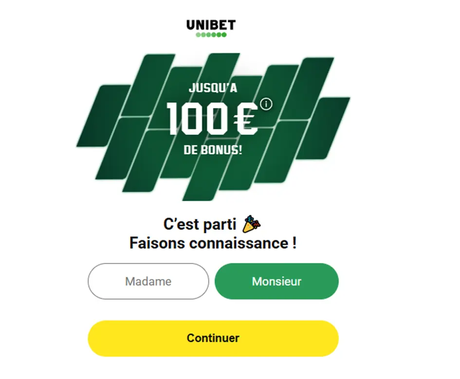 S'inscrire sur Unibet poker