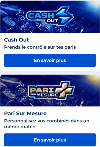 Parios Sport les fonctions exclusives