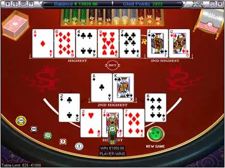 Pai Gow Poker en ligne