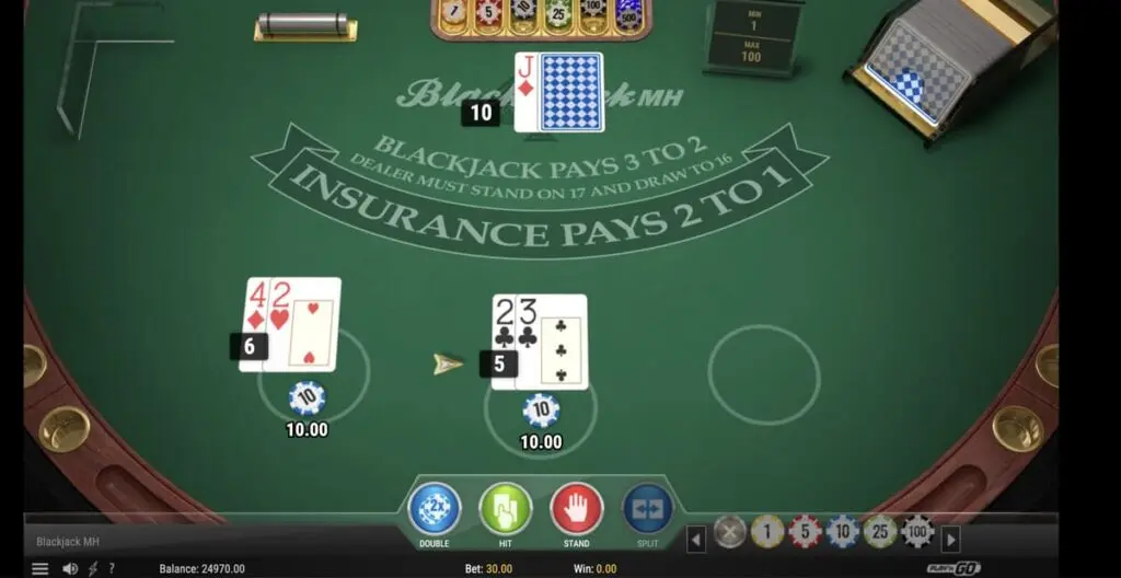 Blackjack en ligne de Play'n Go
