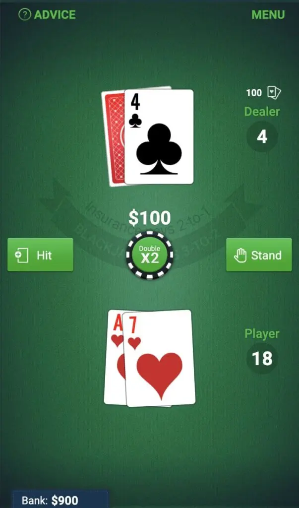 Blackjack en ligne sur mobile