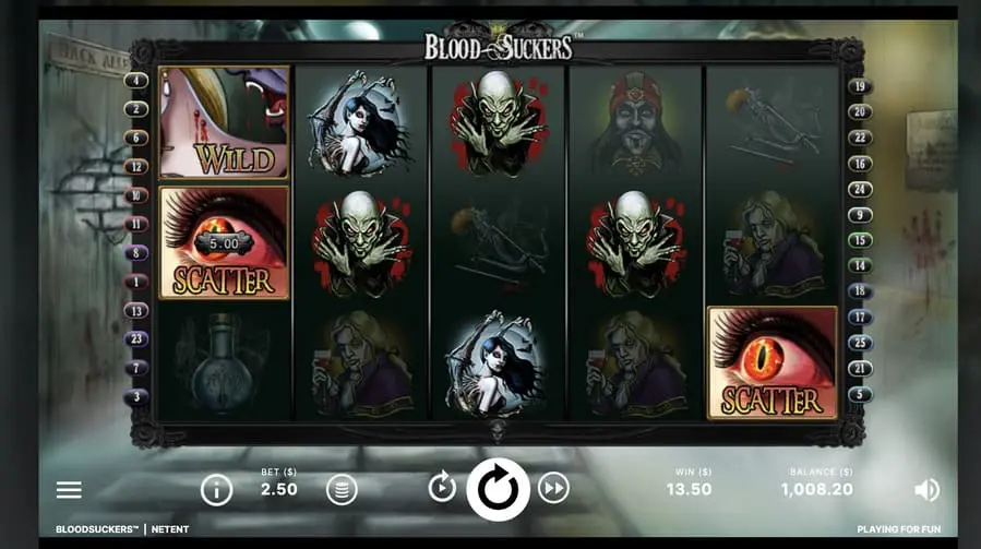 Blood Suckers (NetEnt) slot