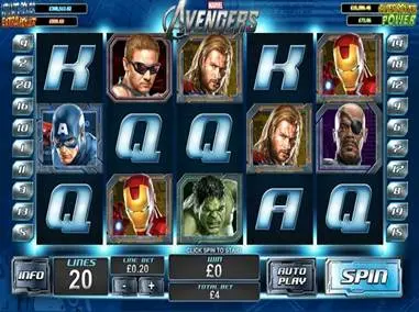 The Avengers – Playtech