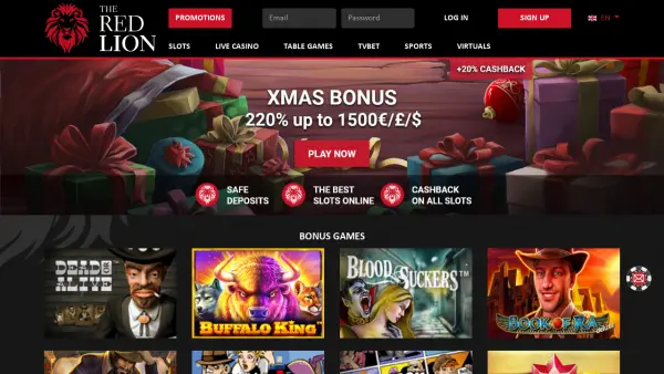 Avis complet sur The Red Lion Casino : jeux, promotions, sécurité