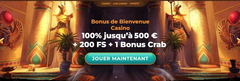Bonus de bienvenue d'AmunRa casino