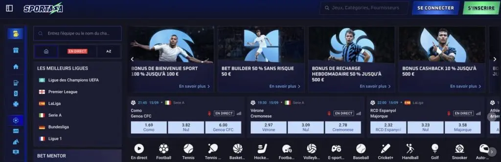Sportaza paris sportif