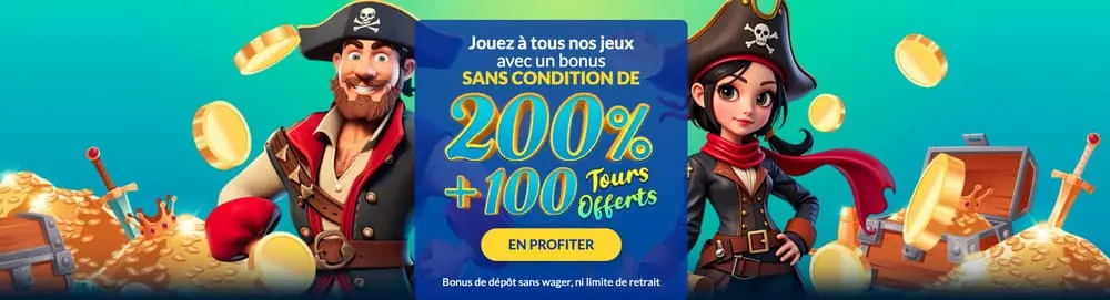 Tous les jeux et bonus Lucky Treasure