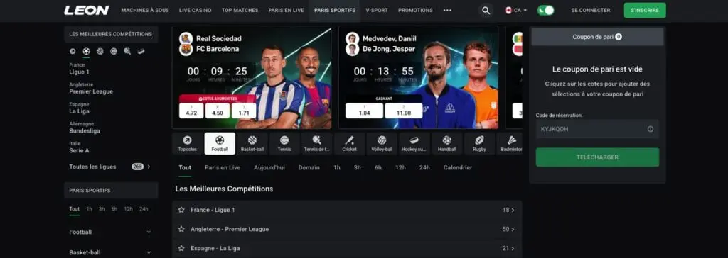Leon paris sportifs