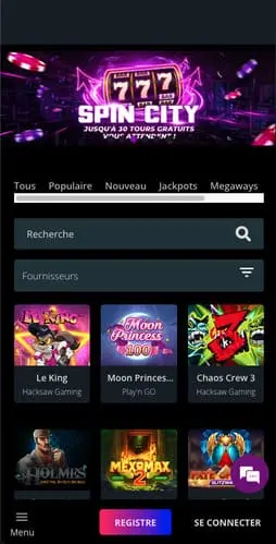 Jouer à X7 Casino sur mobile