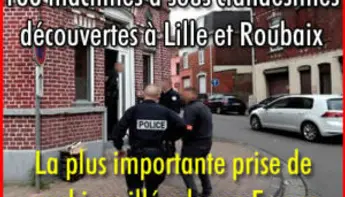 Démantèlement de salles de jeux clandestines