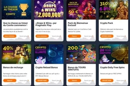 Monte Cryptos Casino et ses trésors de promos!