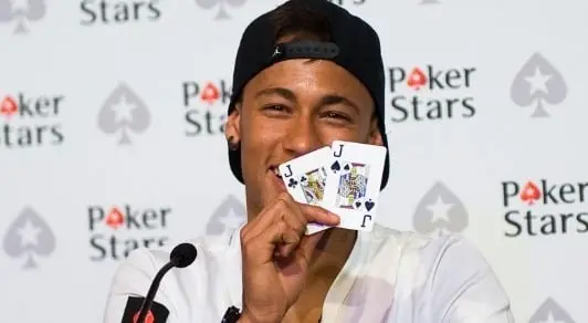 Neymar, bon perdant au poker!