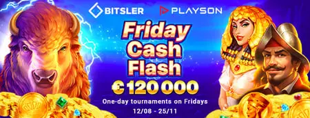 Super tournoi! Playson Friday Cash Flash