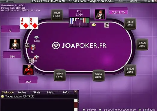 Fermeture de la salle de poker en ligne MyJoaPok