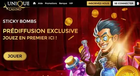 Les bonus exclusifs du Casino Unique