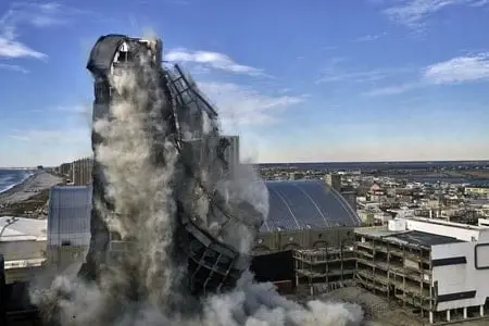 trump casino demolition