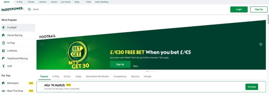 PaddyPower casino sous licence Alderney
