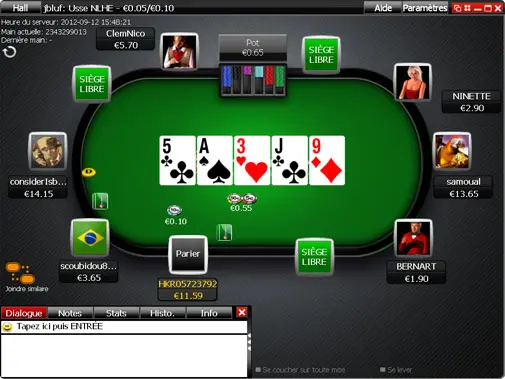 tournois de poker en ligne en live