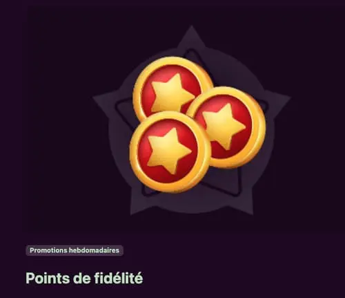 AvantGarde casino promotions hebdo points de fidélité