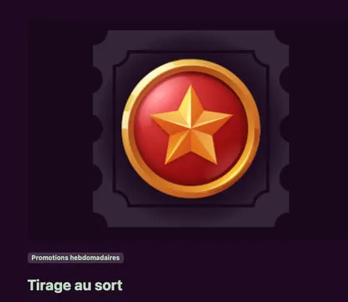 AvantGarde casino promotions hebdo Tirage au sort