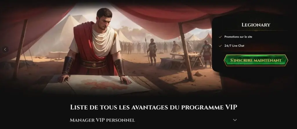 Le club VIP du casino Legiano