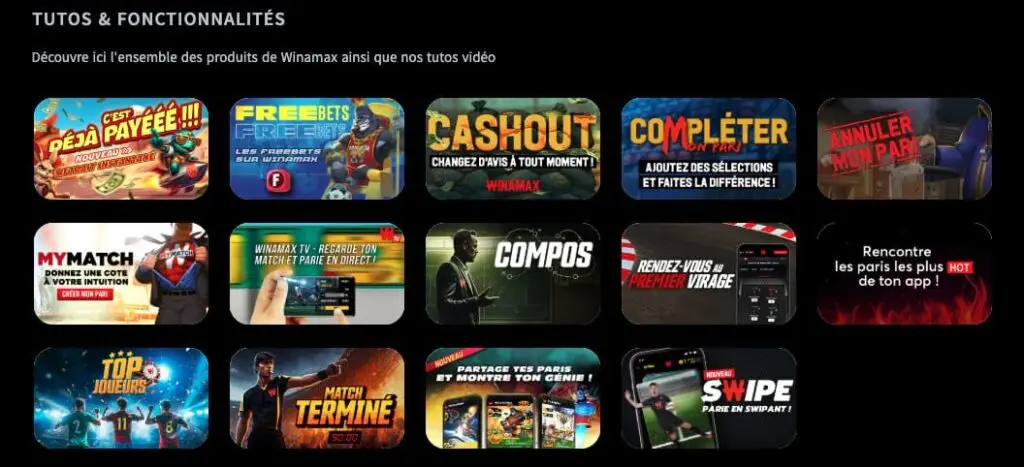 Promos Winamax sport