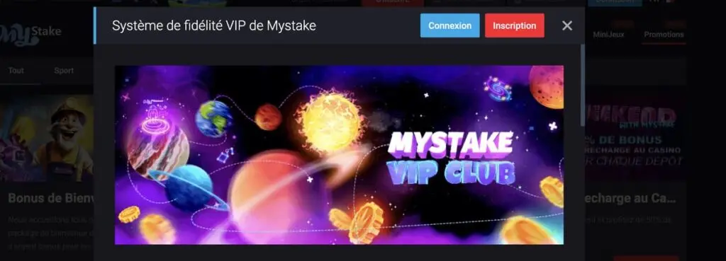 Programme de fidelite VIP MyStake