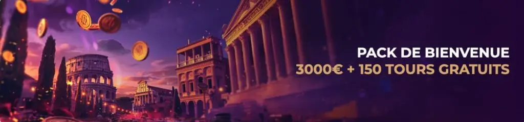 Pack de bienvenue de Julius Casino