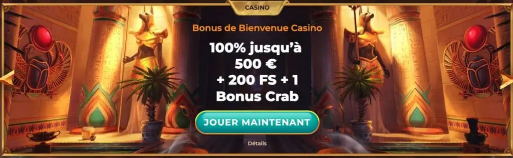 Bonus Amunra bienvenue