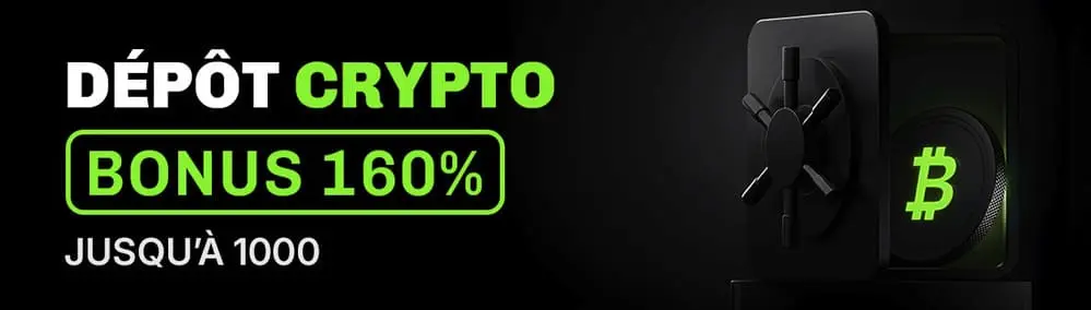 Bonus dépôt Crypto Velobet