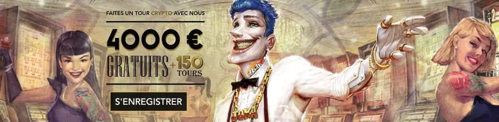 Caisno Joka Un bonus de bienvenue Crypto pour gagner jusqu’à 4000€ et 150 free spins