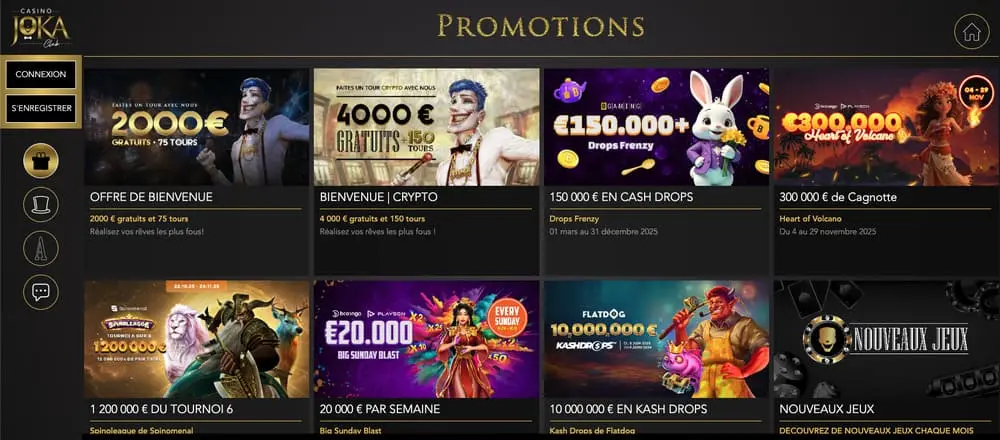 Casino Joka bonus