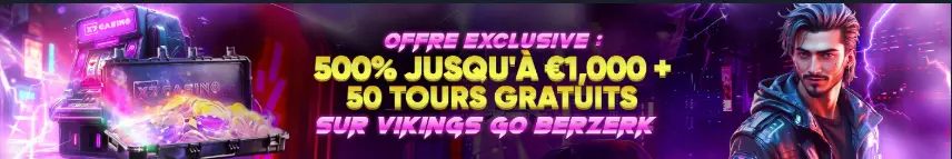 Offre exclusive de bienvenue sur X7 casino 500% jusqu'à 1000€ + 50 Free Spins
