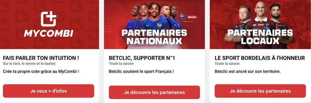 Les offres Betclic Sport