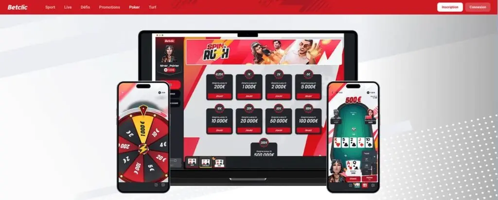 Bonus de Betclic poker