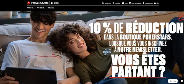 PokerStars, 10% de réduction en boutique