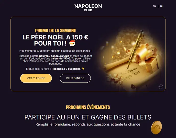 Programme de fidélité du casino Napoleon
