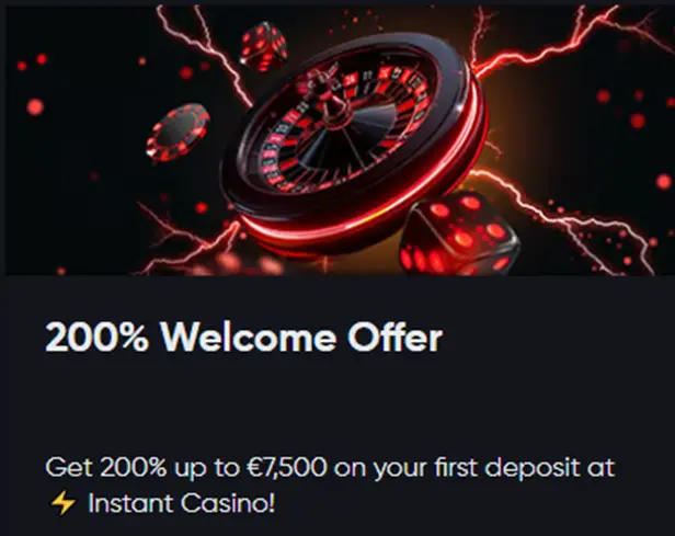 bonus de bienvenue instant casino