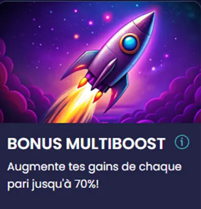 Bonus multiboost Boomsbet casino