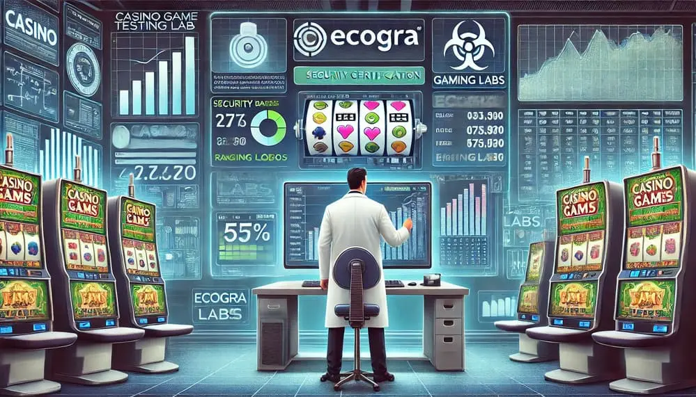 laboratoires indépendants tels que eCOGRA ou Gaming Labs