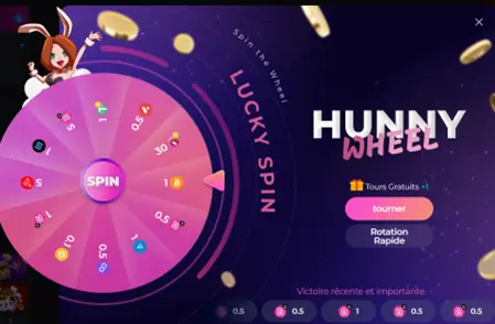 La Roue de la fortune HunnyPlay