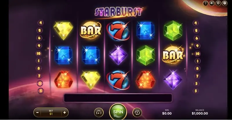 Starbust de Netent
