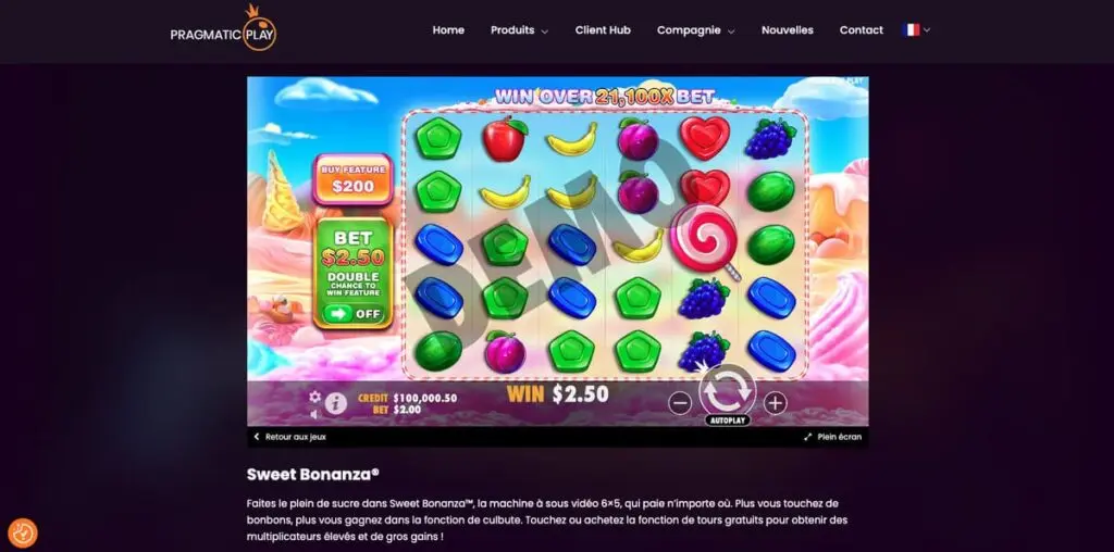 Machine à sous Sweet Bonanza