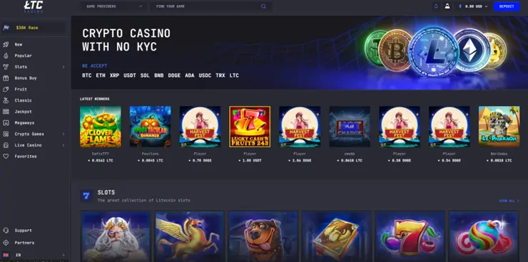 Avis sur le casino LTC